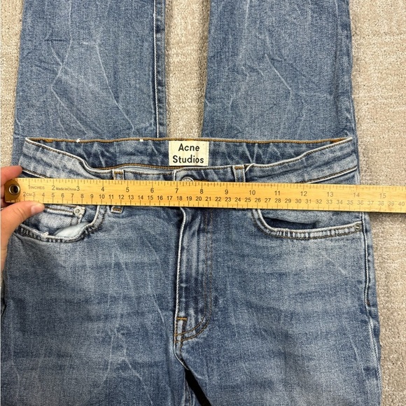Acne Studios Row Fringe CLTVT Minimalist Casual Jeans Size 26/32 - Picture 5 of 8